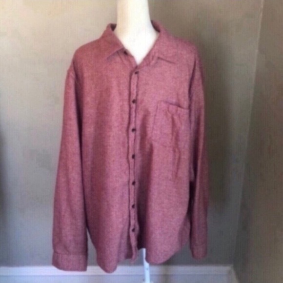 Goodfellow & Co Maroon Heathered Button Down - Picture 2 of 7